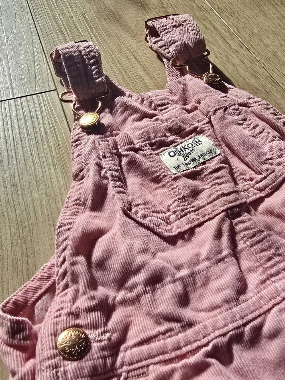 OshKosh B'gosh Dusty Rose Corduroy Overalls